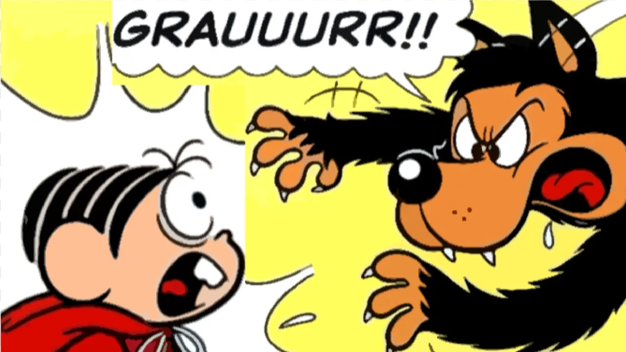 POR QUE O LOBO MAU NÃO É MAIS MALVADO? - QUADRINHOS DA TURMA DA MÔNICA