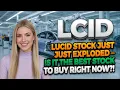 Lucid Stock Just Exploded - Is It the Best Stock to Buy Right Now LCID Stock Analysis