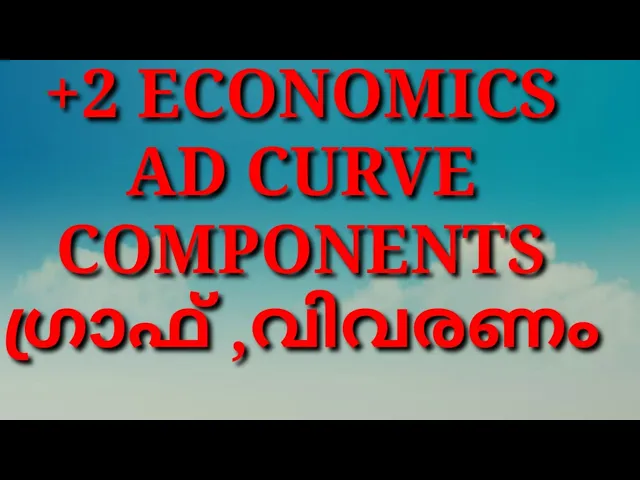 +2 ECONOMICS AGGREGATE DEMAND, AD AND ITS COMPONENTS, DIAGRAMATIC REPRESENTATION