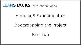 Creating an AngularJS Reusable Project Structure - Part Two