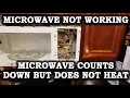Microwave Turns on but Doesn t Cook Easy Fix