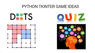 Fun Learning Games For Kids - Dots And Quiz Using Python Tkinter GUI Framework Mini Project 2020