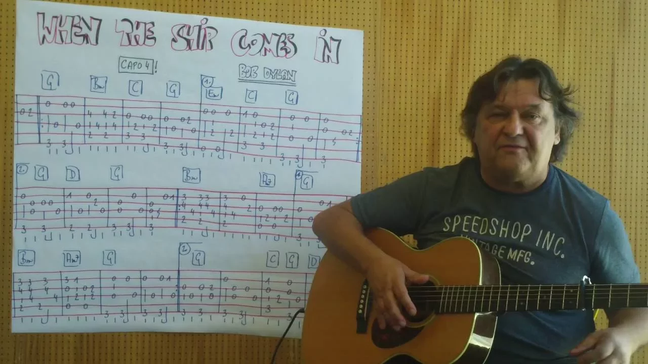 Fingerstyle Guitar Lesson #125: WHEN THE SHIP COMES IN (Bob Dylan) Fingerstyle Guitar Lesson #125: WHEN THE SHIP COMES IN (Bob Dylan)