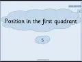 Position and Direction Coordinates in the First Quadrant
