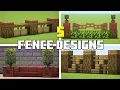 5 Easy Fence Designs for Minecraft