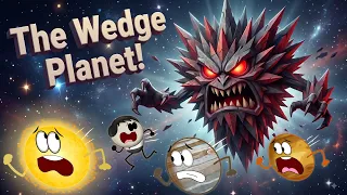 The Wedge Planet! | #aumsum #kids #science