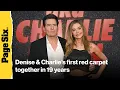 Download Lagu Denise Richards and ex-husband Charlie Sheen hug in first joint red carpet appearance in 19 years