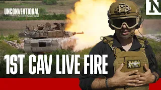 First Cavalry's Steel Stampede: M1 Abrams Live Fire
