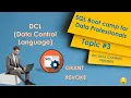 DCL Data Control Language SQL for Data Professionals Topic