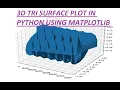 3D Tri-Surface Plotting with Matplotlib