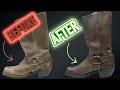Frye Harness Boots Are your boots too far gone Easy How to Clean Restoration DIY