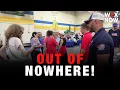 F You Transgender fairgoer confronts Virginia Republican