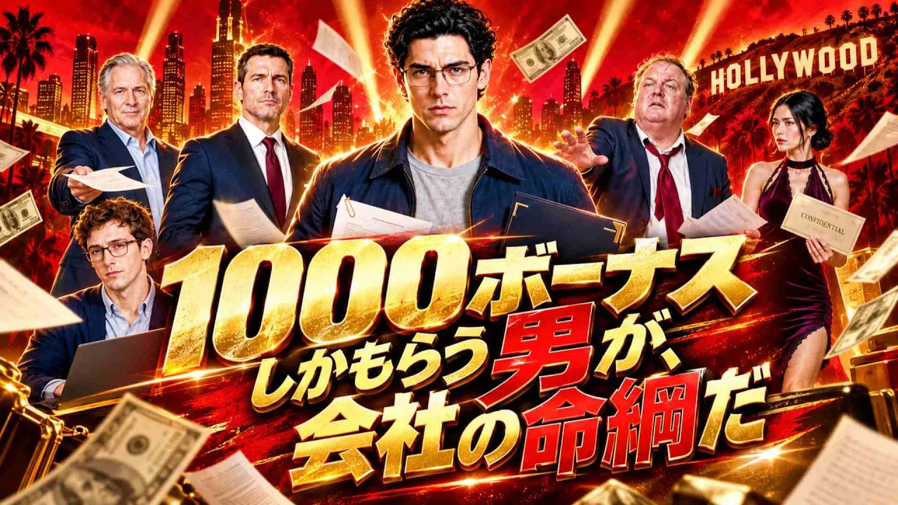 1000ボーナスしかもらう男が、会社の命綱だ(吹き替え)