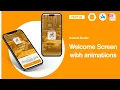 Taxim 02 Android studio JAVA Welcome screen with animations using Motion Layout