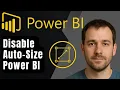 How to Disable Auto-Size Widths for Columns in a Matrix in Power BI 2025 Step-by-Step Tutorial