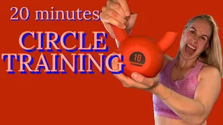 20 MIN Circuit Training – Equipment Kettlebell - 8 Rounds