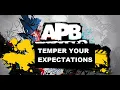 On the APB Engine Upgrade Beta Test