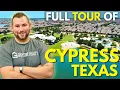 Living in Cypress Texas FULL VLOG Popular Neighborhood Tours