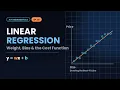 Ep - 02 Linear Regression Explained Visually Weight Bias Cost Function MSE