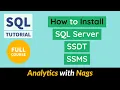 How to Install SQL Server SSDT SSMS SQL Full Course SQL Tutorial For Beginners