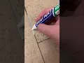GROUT PEN - What color should I choose Easy just make a test strip