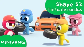 Aprende los formas con MINIPANG | Shape S2 | forma de neumático 🛞 | MINIPANG TV 3D Play