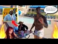 Blueface Karlissa argue over her LYING about being Homeless having SUGAR DADDIES