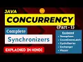 Java Concurrency Part 1 Synchronizers Java interview question In Hindi Simple explanation