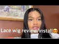 Brazilian Straight Lace Wig Review and Install - BEAUTIFUL PRINCESS HAIR
