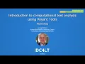 Computational text analysis using Voyant Tools - Digital Language Teaching Global Webinar by DC4LT