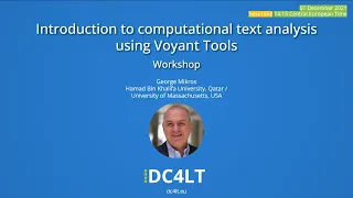 Computational text analysis using Voyant Tools - Digital Language Teaching Global Webinar by DC4LT