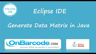 How to create Data Matrix 2d barcodes using OnBarcode Java Data Matrix Barcode Generator library