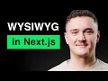 How To Setup Rich Text Editor In Next js