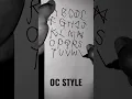 CHOLO LETTERS ORange COUNTY style