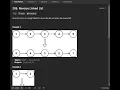 ASMR Coding Reverse a Linked List LeetCode Easy No Talking Just Code