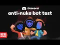 Discord Anti Nuke Test Comparison Wick vs Security vs Serax Shield