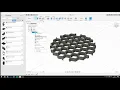 Fusion 360 honeycomb pattern
