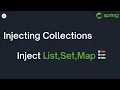 Spring Injecting Collection Types List Set Map Practical Code Examples Spring Tutorial