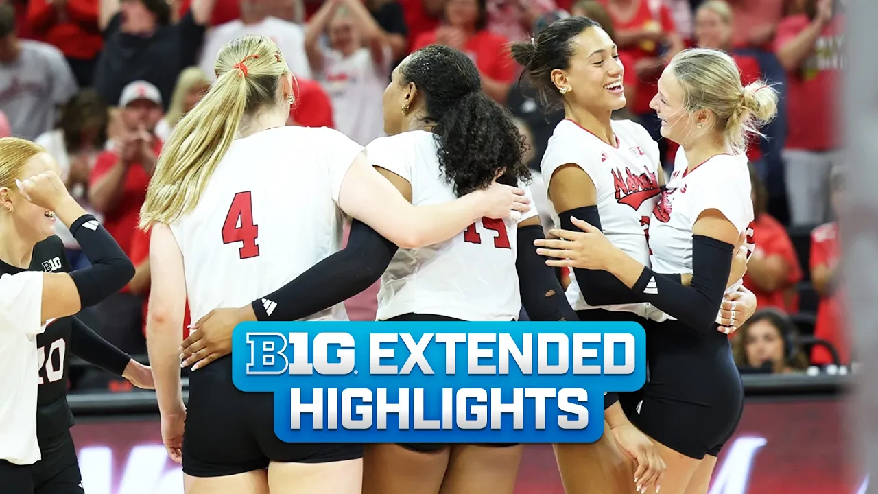 Baylor at Nebraska | Extended Highlights | Big Ten Volleyball | 09/11/2026