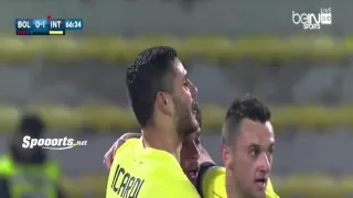 هدف مباراة إنتر ميلان 1 0 بولونيا الدوري الإيطالي 2015 10 27 
