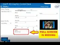 FIX for Intel Graphics Display Full-Screen Scaling Missing
