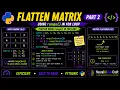 Part2 Python Nested List Comprehension Flatten Matrix Nested Lists using Range