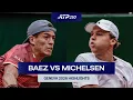 Sebastian Baez vs Alex Michelsen Highlights Geneva 2026 Round 1
