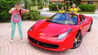 We are in the Car -  Kids Story with Vlad and Niki