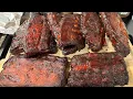 Ribs 3-2-1 Method in a Masterbuilt Pro vertical Propane Smoker