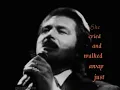 I NEVER SAID GOODBYE (WITH LYRICS) = ENGELBERT HUMPERDINCK