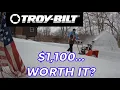 Troy-Bilt Snowblower Test Not Bad But Not Great