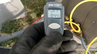 HVAC Tool Test Is it accurate Harbor Freight non-contact Fluke with pipe clamps