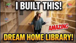 I Turned My Garage Into The Most Beautiful Home Library!