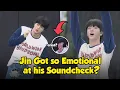 Download Lagu Bad weather at Jin's Soundcheck day 1, he was so touched and Emotionally excited?!